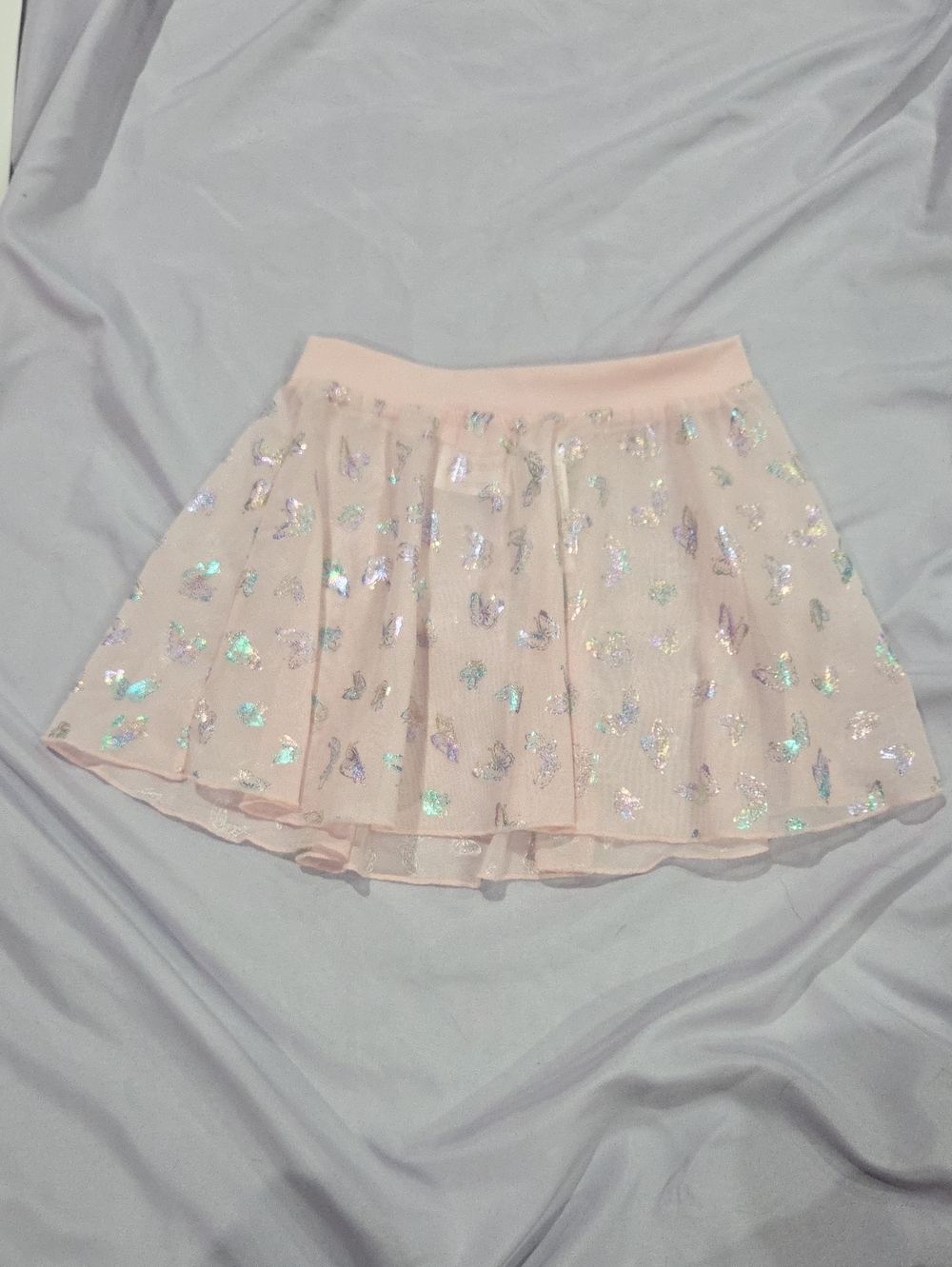 Capezio Pink Butterfly Ballet Skirt, Size Small